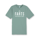 FARTS-Find-A-Reason-To-Smile-t-shirt-sage-black-comfort-fit-unisex--everyday-wear-mental-health-positivity-gratitude-back