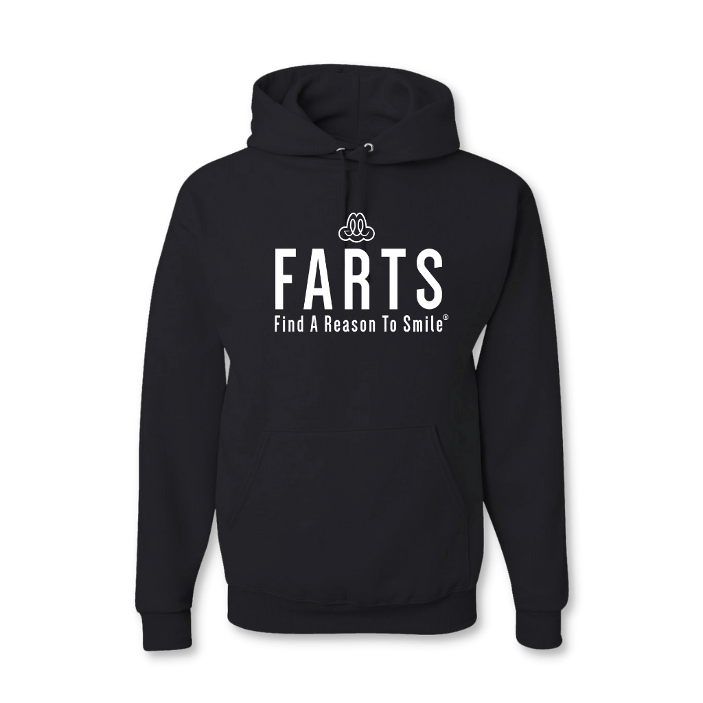 Sudadera con capucha FARTS - Negro