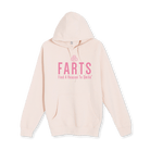 FARTS-Find-A-Reason-To-Smile-pale-pink-and-pink-hoodie-graphic