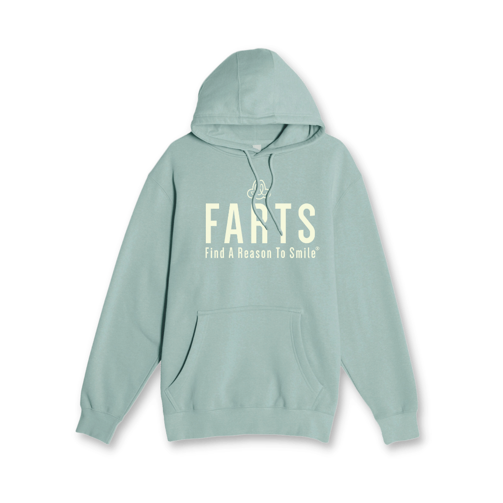 FARTS-Find-A-Reason-To-Smile-sea-foam-and-beige-hoodie_motivational-apparel-medical-profession-military-sports