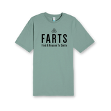 FARTS-Find-A-Reason-To-Smile-t-shirt-sage-black-comfort-fit-unisex--everyday-wear-mental-health-positivity-gratitude-back