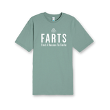 FARTS-Find-A-Reason-To-Smile-t-shirt-sage-black-comfort-fit-unisex--everyday-wear-mental-health-positivity-gratitude-back