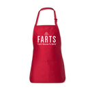 FARTS-apron-front-Find-A-Reason-To-Smile-red-and-white