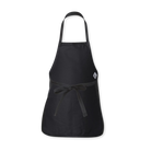 Back view of black FARTS apron showing adjustable straps and clean unisex fit for daily wear or gifting