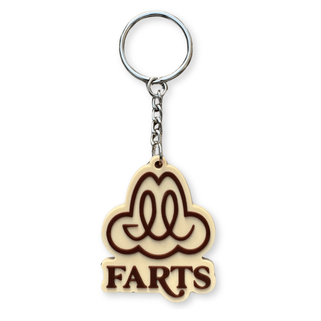 FARTS-keychain-tan-brown-Find-A-Reason-To-Smile-mental-health-wellness-brand