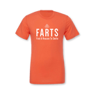 FARTS-mental-health-wellness-t-shirt-Find-A-Reason-To-Smile-coral-white-front