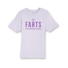 FARTS-mental-health-wellness-t-shirt-Find-A-Reason-To-Smile-lilac-lavender-front
