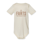 FARTS-onesie-FARTS-Find-A-Reason-To-Smile-graphic-tee-for-infants-natural-and-brown