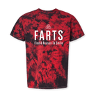 FARTS-sig-red-black-tie-dyed-t-shirt-positive-statement-shirt
