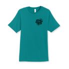 FARTS-t-shirt-Find-A-Reason-To-Smile-gratitude-motivational-graphic-tee-its-within-you-teal-black-front