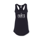 FARTS-tank-top-womens-racerback-Find-A-Reason-To-Smile-black-and-white-front-gratitude-attitude-apparel-mental-health-awareness