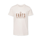 FARTS-youth-shirt-FARTS-Find-A-Reason-To-Smile-graphic-tee-for-youth-sizes-natural-and-brown