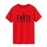 Courage Over Chaos – Red & White Gratitude Shirt for Mental Strength