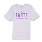Lavender Light t-shirt in lilac and purple tones, soft and soothing tee with a positive message for healing, self-worth, and joy