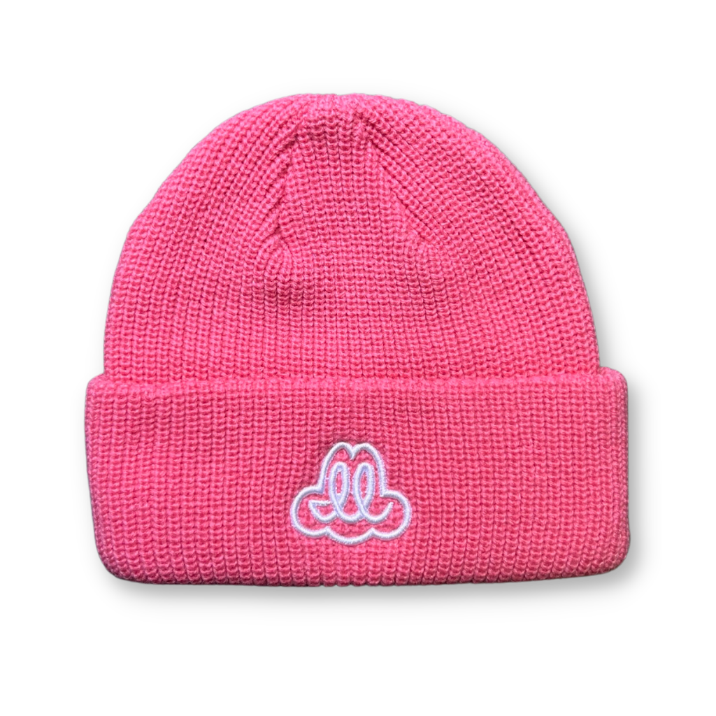 FARTS-beanie-pink-and-white-logo-FARTS-Find-A-Reason-To-Smile-the-key-to-happiness-is-expressing