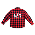 FARTS-flannel-front-red-black-FARTS-Find-A-Reason-To-Smile-Apparel-1024x1024-transparent-background-gratitude-lifestyle-brand-buffalo-plaid