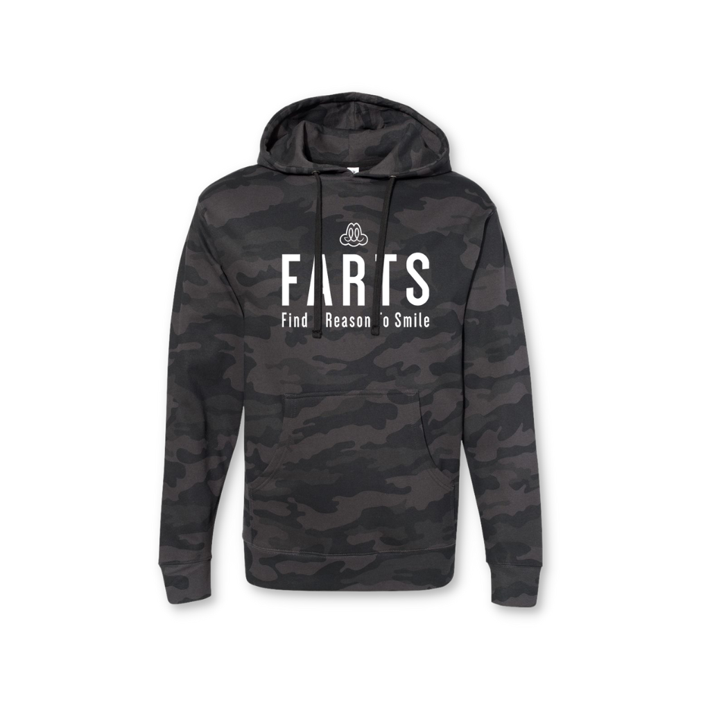 FARTS-hoodie-black-camo-and-white-Find-A-Reason-To-Smile-gratitude-motivational-inspirational-brand