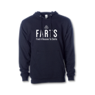 FARTS_hoodie_navy_white_Find_A_Reason_To_Smile