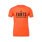 FARTS T-shirt - Unisex Orange - FARTS Apparel - Find A Reason To Smile